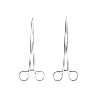 医用加厚不锈钢止血钳外科手术缝合持针钳小号弯头多功能宠物拔毛