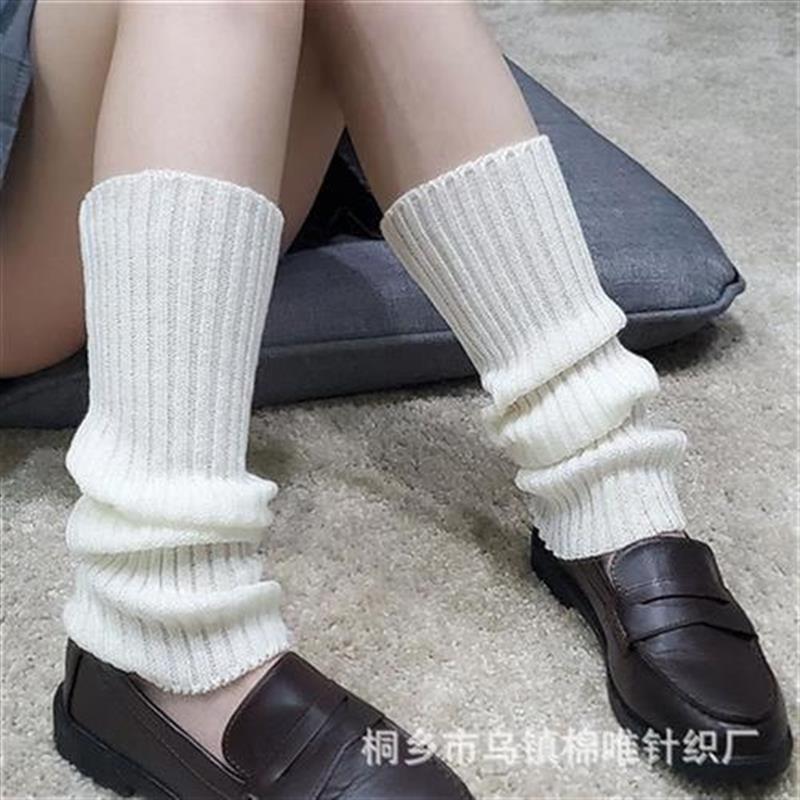 新品袜套白色日h系女大象袜堆堆袜学生袜泡泡o袜jk手套毛线球保暖