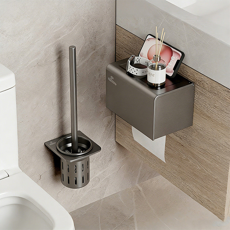 潜水艇马桶刷纸巾盒套装免打孔擦手纸盒挂壁式卫生家厕所大卷纸盒,家装主材,卫浴置物架,淘宝优惠券,粉丝福利购,淘宝优惠卷