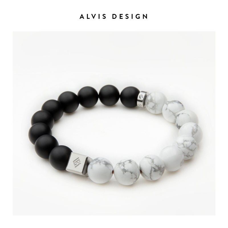 「ALVIS」撞色设计情侣手链