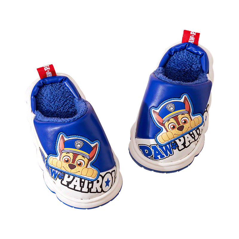 汪汪队儿童棉拖鞋冬防水新款