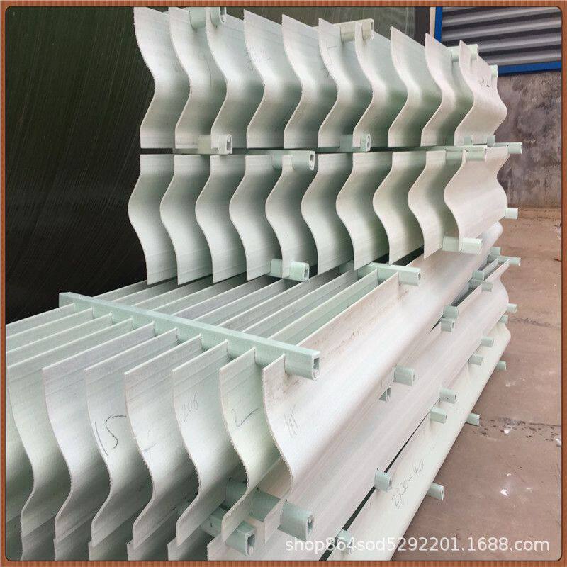 玻璃钢除雾器喷淋塔挡水板 s型c型折流板水雾脱硫塔平板除雾器