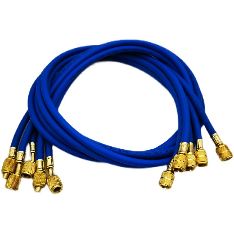 定做加氟管冷媒加液管3米空调加氟管制冷剂加液三色管2米3米 5米