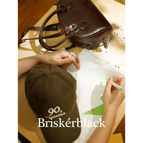 BK彼刻 圣诞礼盒 90s油蜡皮月牙保龄球包礼盒