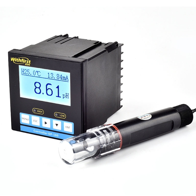 佐首PH计工业在线检测控制器测试仪酸碱度计ORP值电极传感器探头