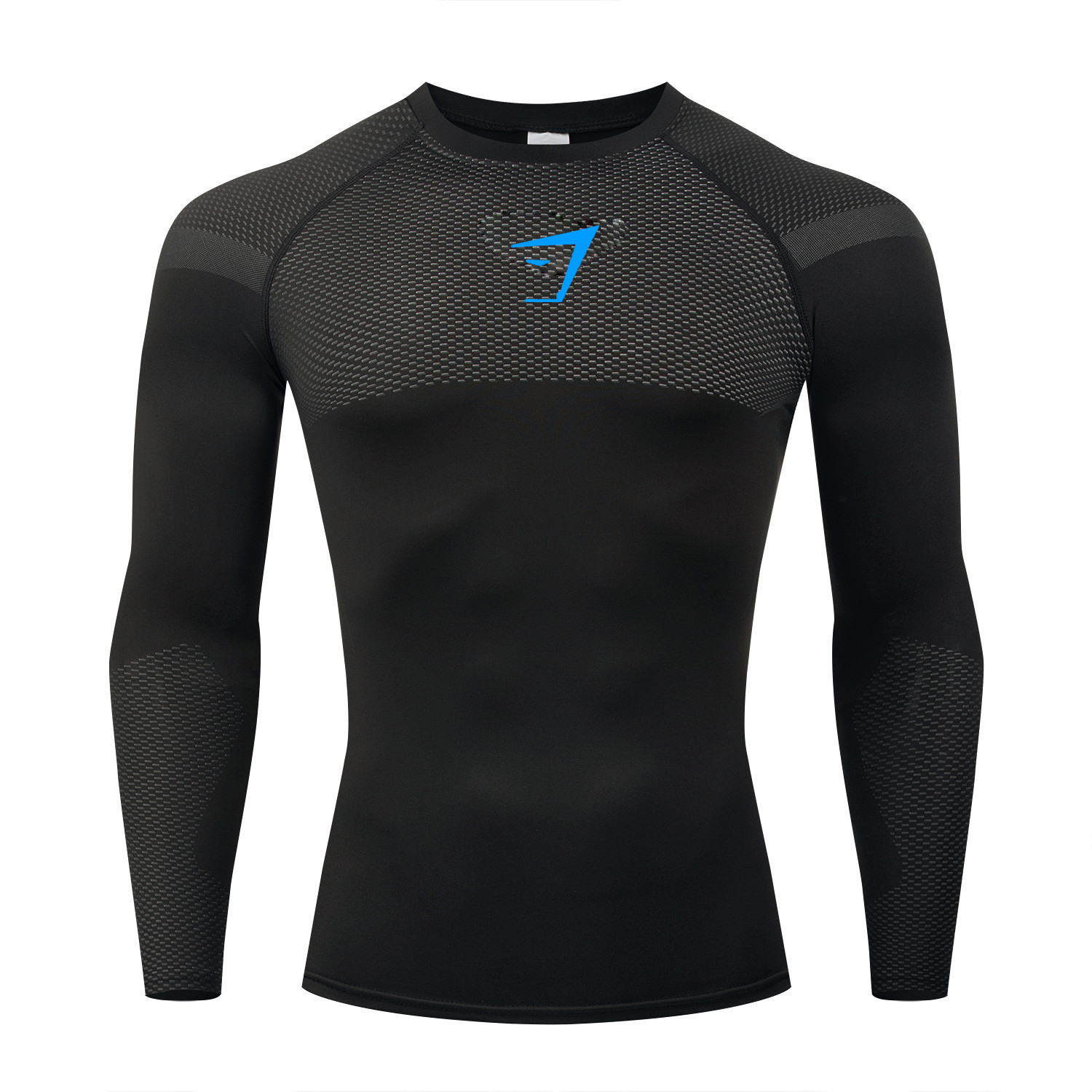 thumbnail for Sports t-shirt men's gym wear long sleeve short sleeve sleeveless high elasticity fast drying breathable muscle iron training dog American