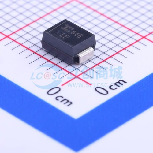 静电保护器(TVS/ESD) SMBJ16A-13-F DO-214AA DIODES(美台) 原装
