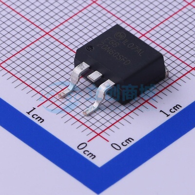 IGBT管/模块 FGB20N60SFD-F085 D2PAK onsemi(安森美) 电子元器件
