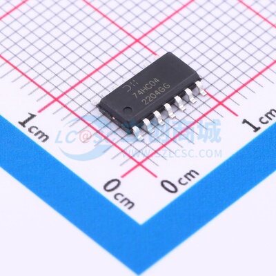 反相器 74HC04S14-13 SO-14 DIODES(美台) 电子元件配单原装正品
