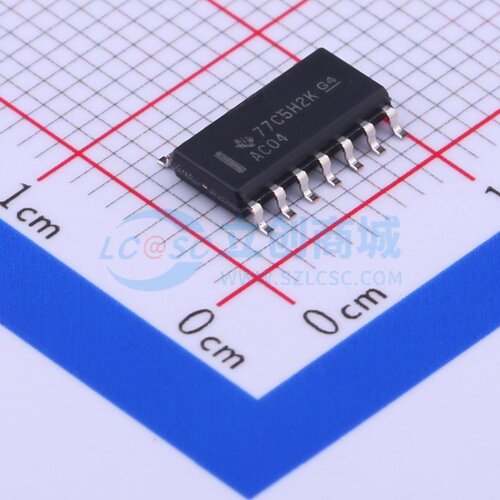 反相器 SN74AC04DR SOIC-14 TI/德州 电子元器件配单原装正品