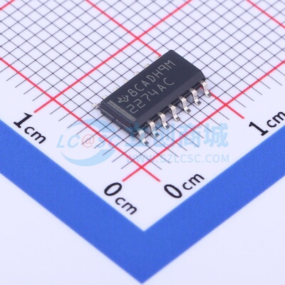 运算放大器 TLC2274ACDR SOIC-14 TI/德州 电子元件配单原装正品