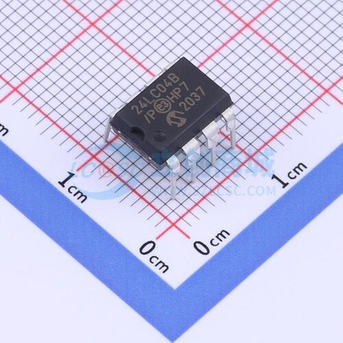 EEPROM 24LC04B/P PDIP-8 MICROCHIP(美国微芯) 电子元件原装正品