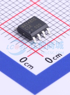 RS-485/RS-422芯片 MAX485ECSA+T SOIC-8 MAXIM(美信) 电子元器件