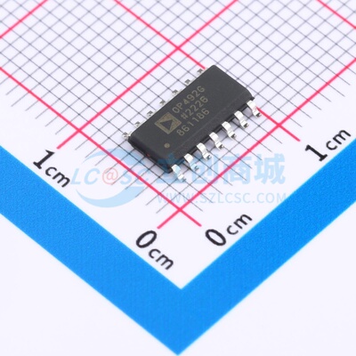 运算放大器 OP492GSZ SOIC-14 ADI(亚德诺) 电子元件配单原装正品