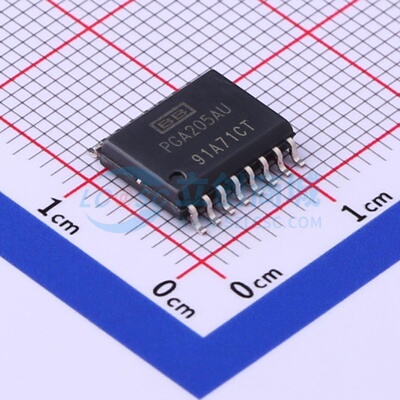 仪表放大器 PGA205AU SOIC-16 TI/德州 电子元器件配单原装正品