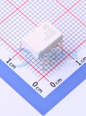 逻辑输出光耦 FOD3120V DIP-8 onsemi(安森美) 电子元件原装正品