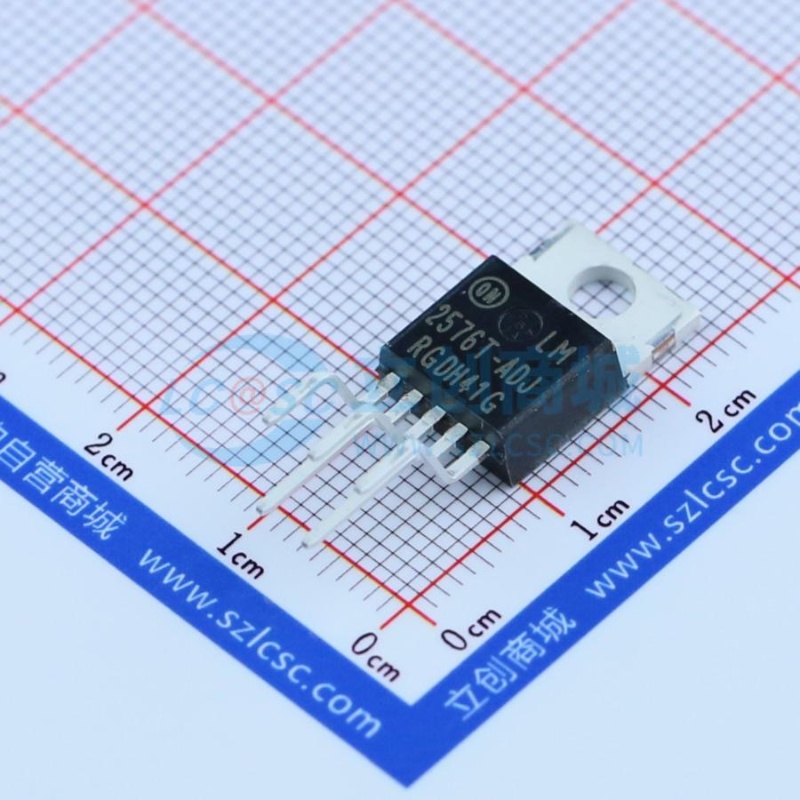 DC-DC电源芯片 LM2576TV-ADJG TO-220-5H onsemi(安森美) 元器件