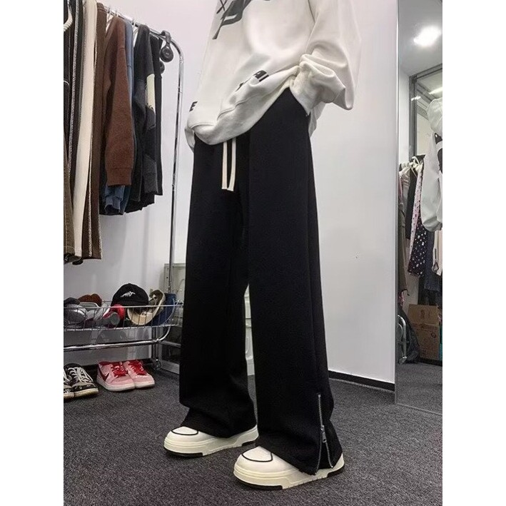 美式街潮卫裤男2025春秋季潮卫裤