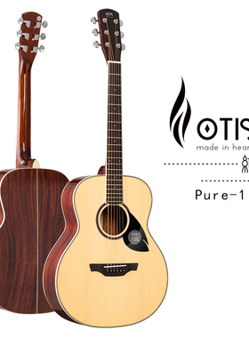 OTIS奥司36寸云桃MINI-D桶亮光全单Pure-1吉他初学入门民谣木吉他