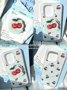 无名商店原创“樱桃格子