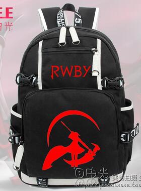 2024四色战记动漫周边双肩包背包 RWBY学生书包男女旅行帆布包电