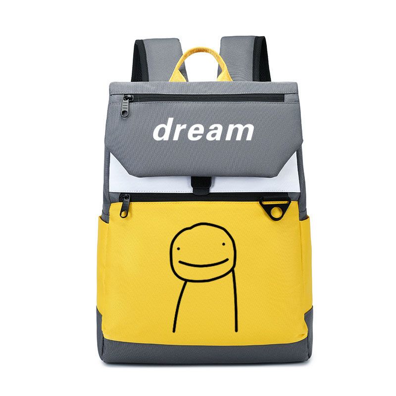 2024Dreamwastaken书包 青年男女学生Dream双肩背包 牛津布防水旅