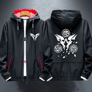 崩坏三布洛妮娅次生银翼防风外套夹克秋冬崩3周边动漫周边休闲衣