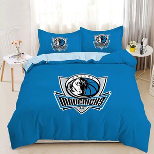 独行侠四件套全棉纯棉2024新款 男生宿舍床上四件套夏天NBA篮球