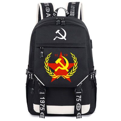 2024新款苏维埃学生书包共和国苏联社会共产CCCP牛津布双肩背包旅