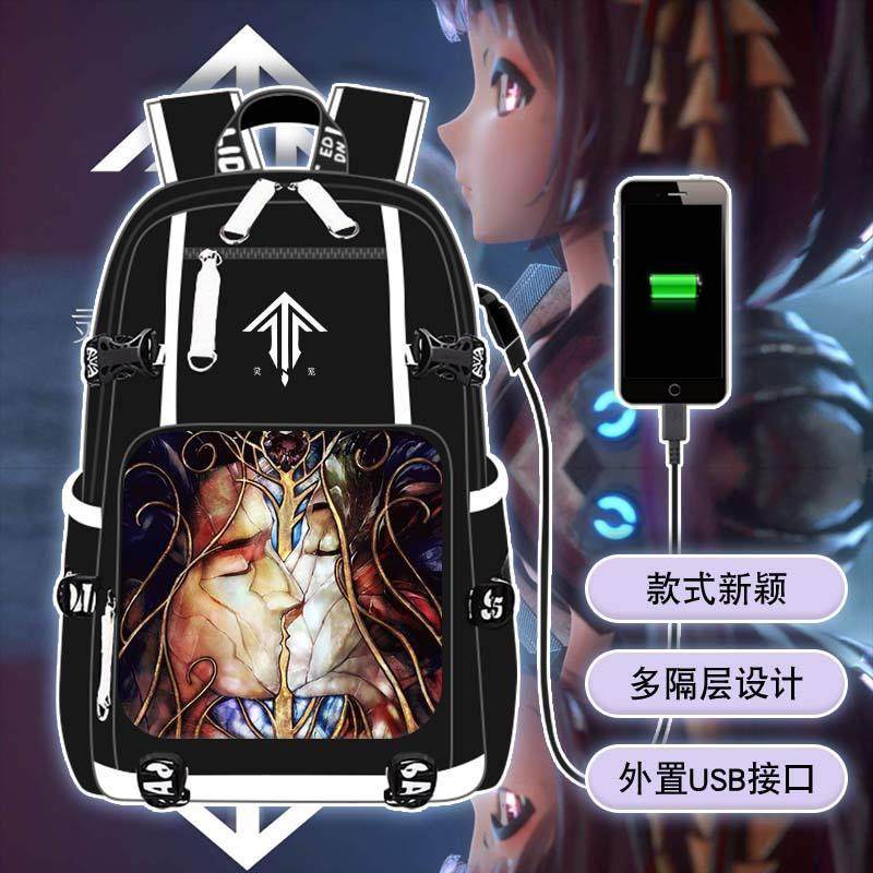 国漫灵笼猎荒者主题旅行背包 马克冉冰红蔻二次元周边电脑背包,玩具/童车/益智/积木/模型,书包,淘宝优惠券,粉丝福利购,淘宝优惠卷