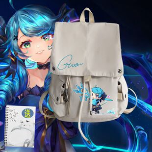 英雄LOL联盟灵罗娃娃剪刀妹格温卡通男女双肩背包休闲流行书包ww