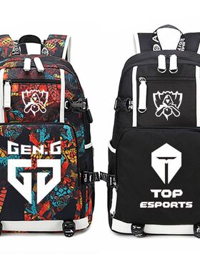 英雄联盟GEN双肩包S10总决赛TES战队SN男女JDG学生DWG背包DRX书包
