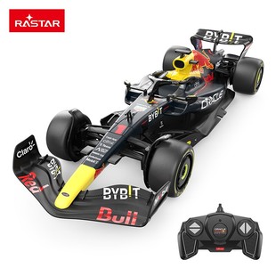赛车遥控汽车跑车小号玩具男孩儿童 RASTAR星辉1：18红牛F1方程式