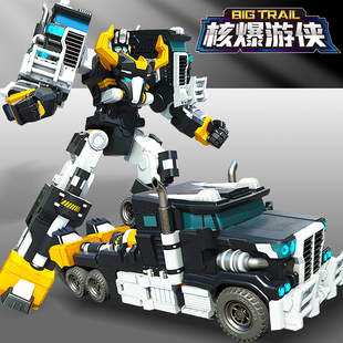 托宝战士6银河侦探核爆游侠儿童男孩变形玩具汽车机器人金刚托班