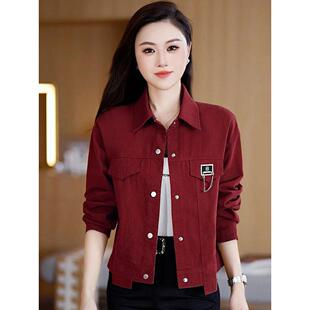 MONLOUVE百搭小个子高级感小众短外套女2025春秋显瘦休闲衬衫减龄