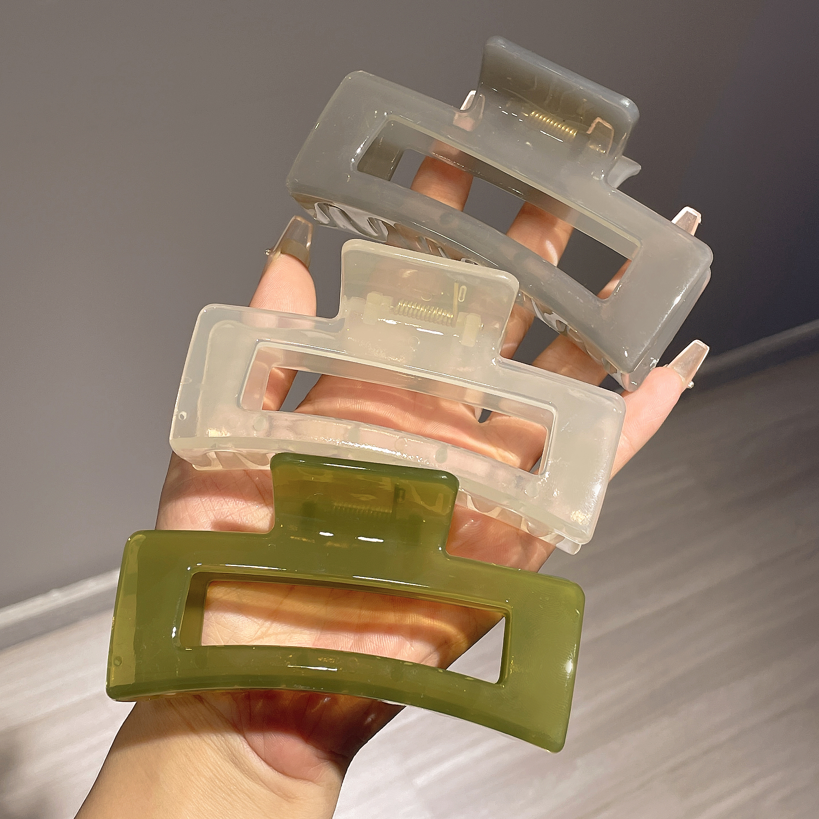 超大抓夹夏季韩国优雅后脑勺发卡