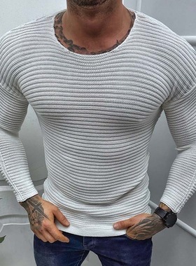 2025春秋修身长袖圆领套