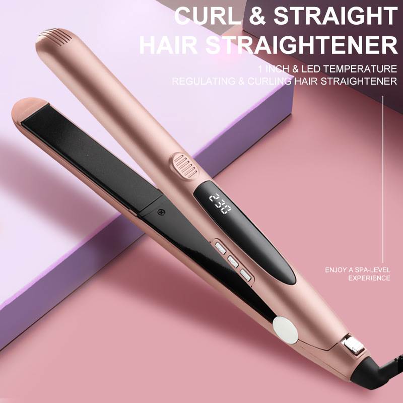 2 in 1 Hair Curler Hair Straightener Corrugated Iron Styling