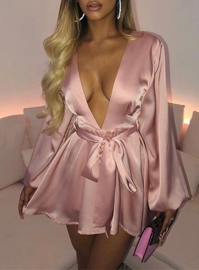 Mini Bodycon Dress Backless Night Club Sexy Dresses Vestidos