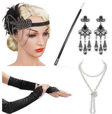 1920s Flapper Headband Accessories Gatsby party Headpiece