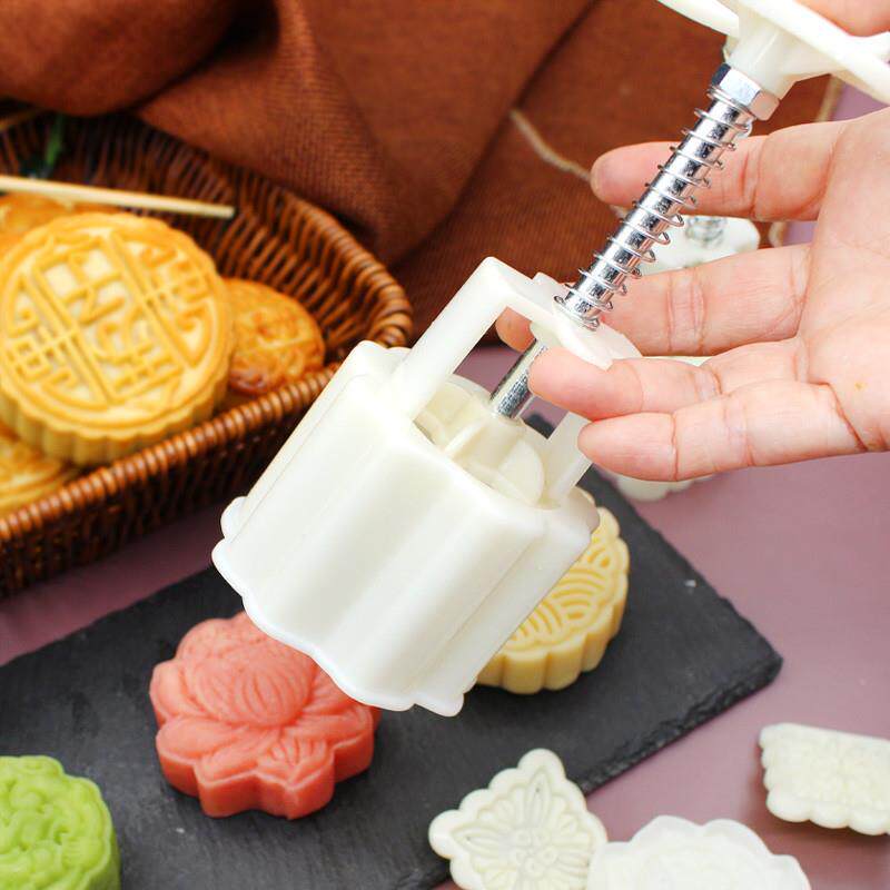 月饼模具50g手压家用模具75g 100绿豆饼冰皮家用2025新国风全国潮