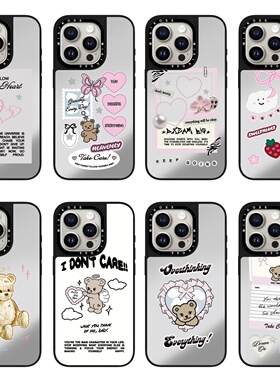 MIAIKOSS联名TopGirlStudio天使小熊16Pro手机壳适用iPhone15ProMax苹果14plus明星同款13可爱12防摔保护11