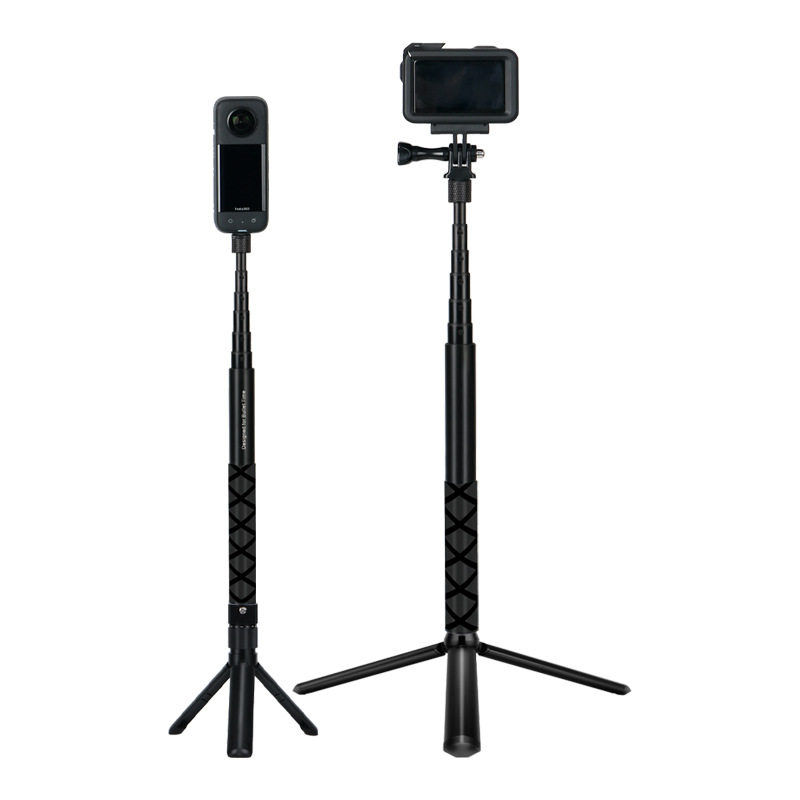 【全新】全景相机直拉式自拍杆insta360 X3/4/5子弹时间隐形杆运