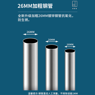 布衣橱 简易衣柜家用卧室出租房用钢架结构钢管加粗厚结实耐用组装