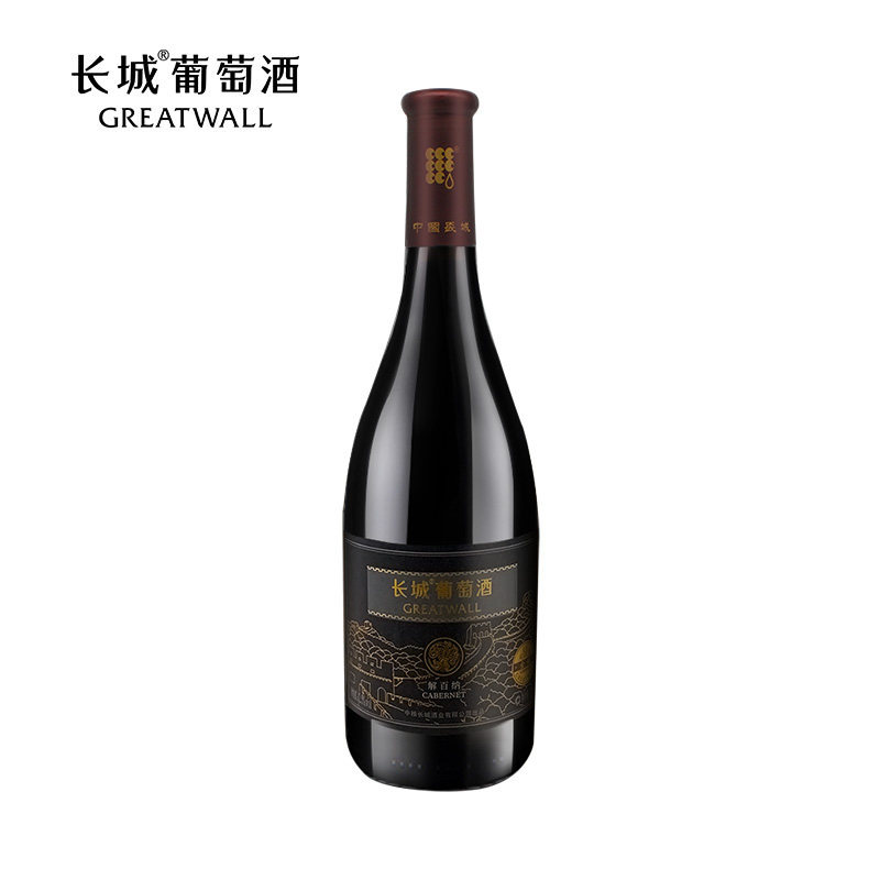 长城金标解百纳/蛇龙珠干红葡萄酒红酒国货餐酒750mL/瓶