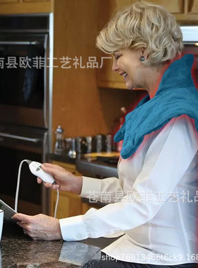 现货销售Relief Massaging Heat Wrap 按摩披肩加热震动
