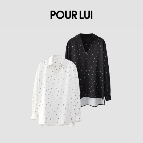 璞履POURLUI男女同款长袖衬衫