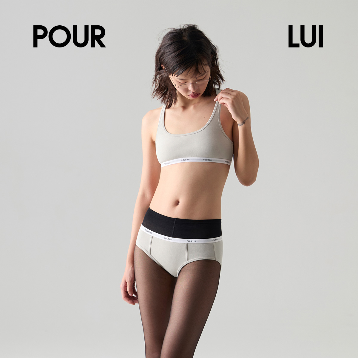 轻运动璞履女士文胸无杯垫纯棉