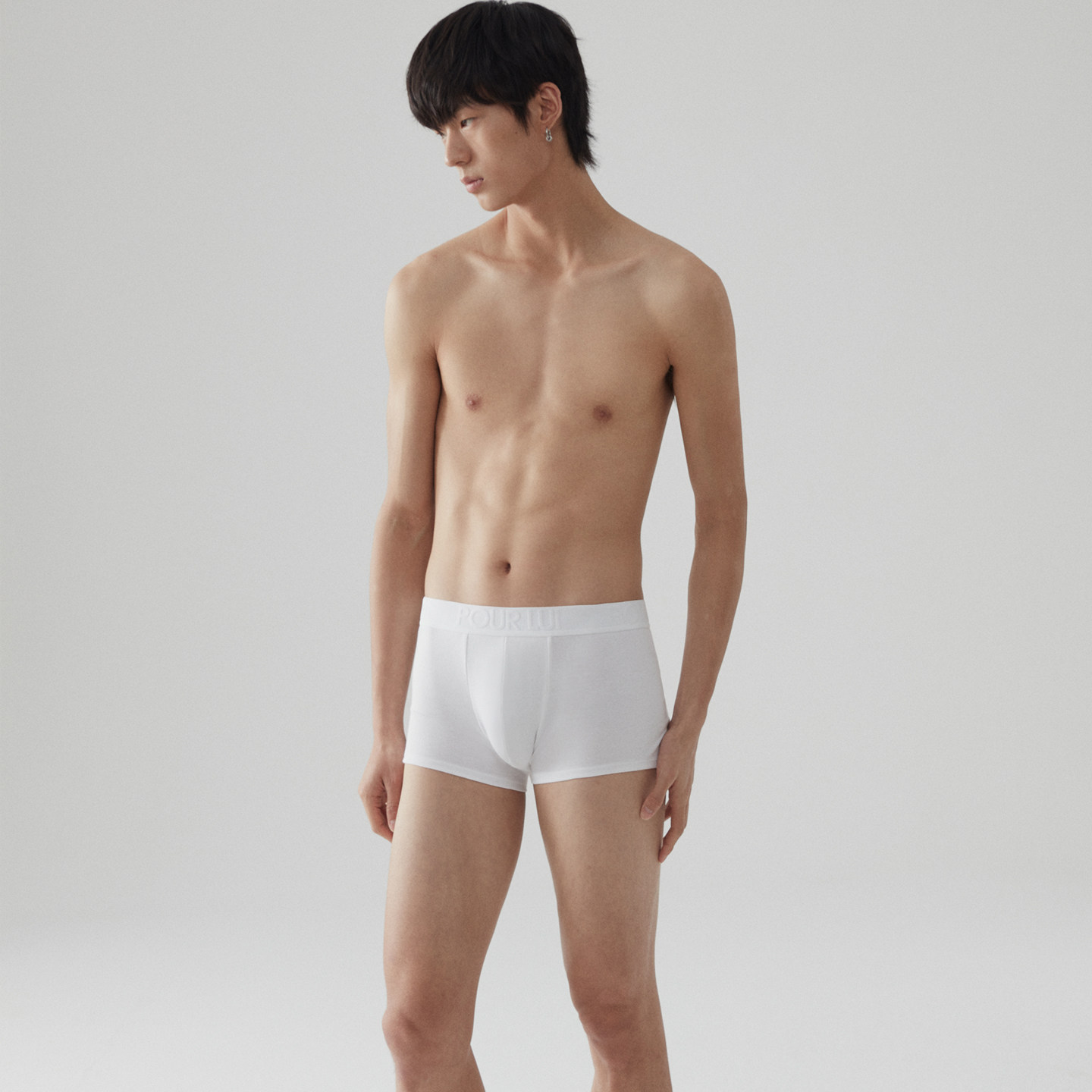 璞履 匿名系列 男士匹马棉平角内裤大码版 两件装 POUR LUI PLES