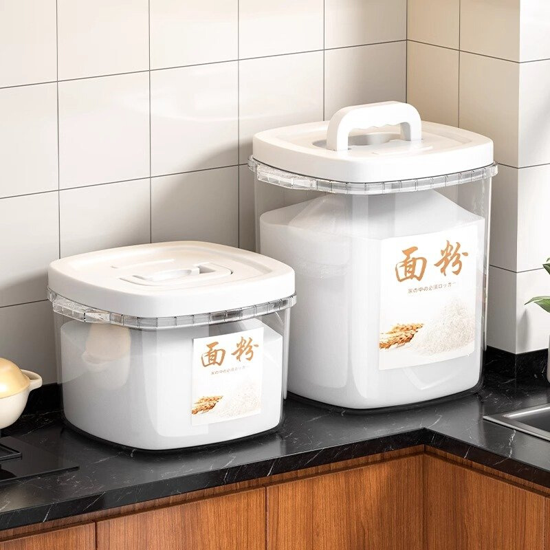 贝凯面粉储存罐米桶防虫防潮密封家用面桶密封储面桶米面储存容器